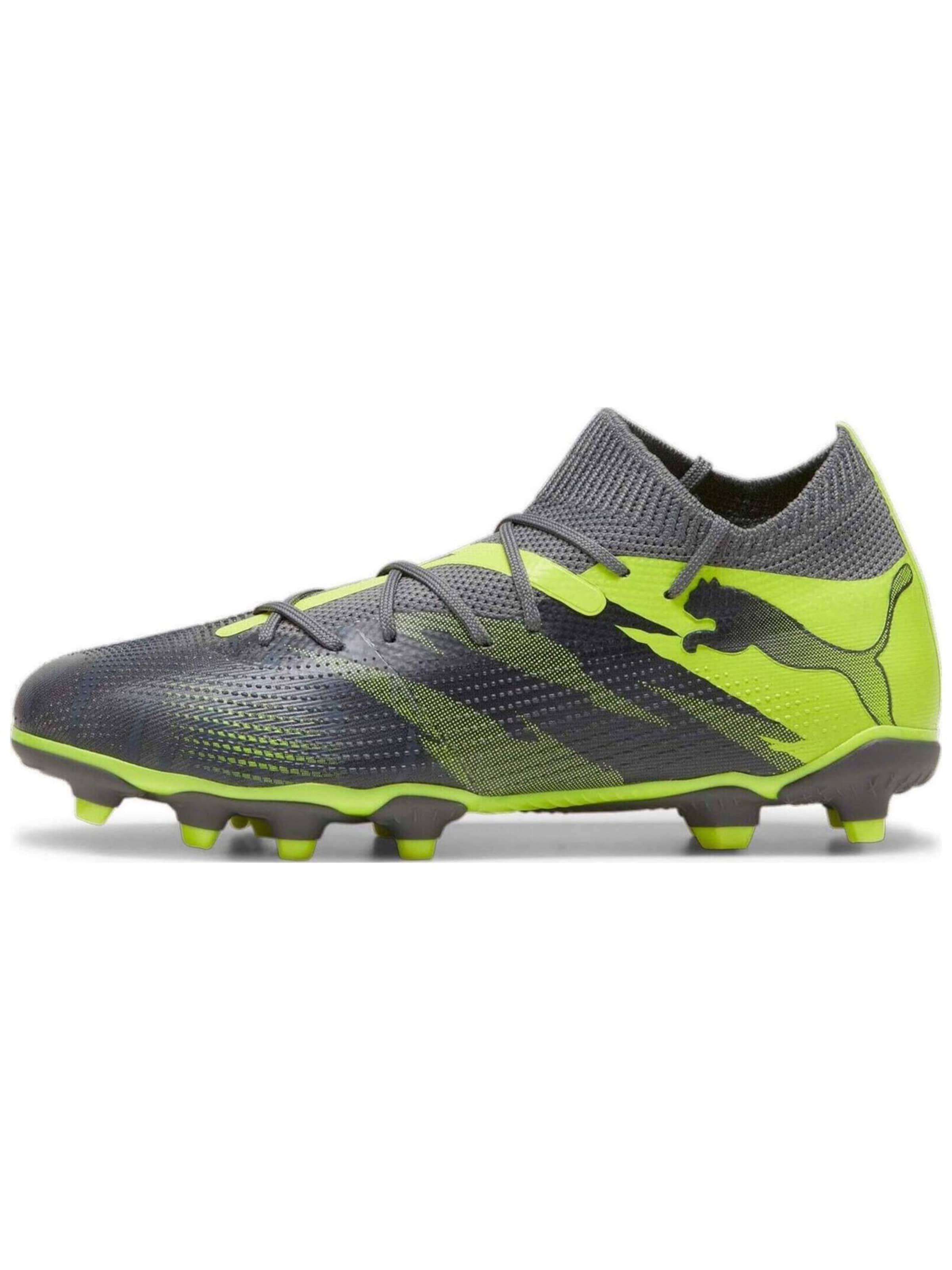 PUMA Soccer shoe 'Future 7 Match Rush Fgag Jr' in Grey: front