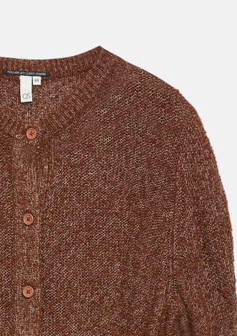 QS Knit cardigan in Brown