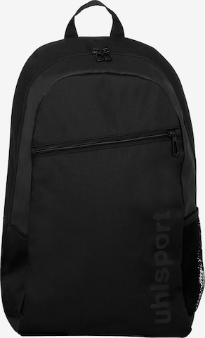 UHLSPORT Sports Backpack in Black: front