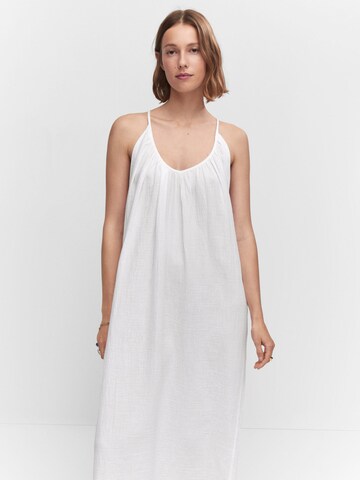 MANGO Summer Dress 'Tarifa' in White: front