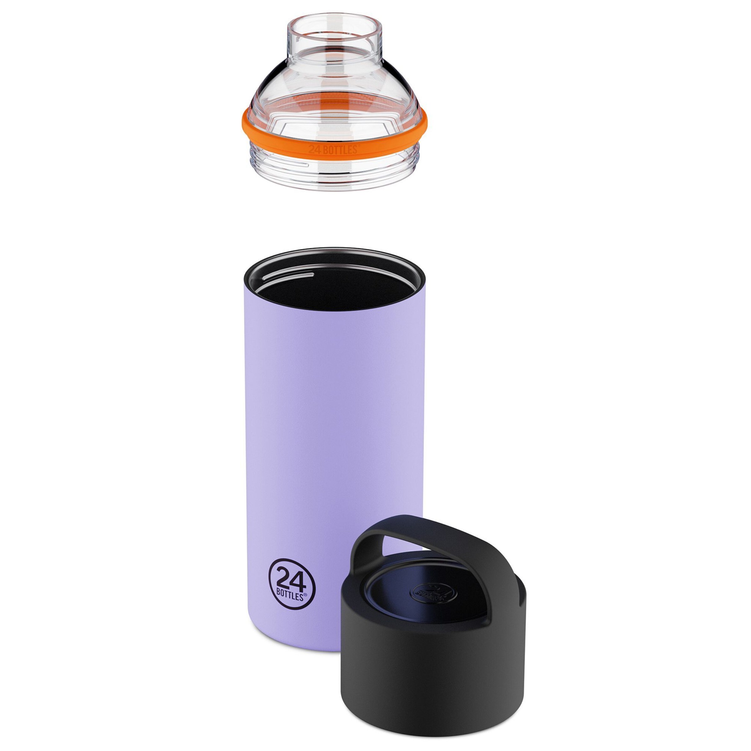 24Bottles Trinkflasche 'Spin' in Lila