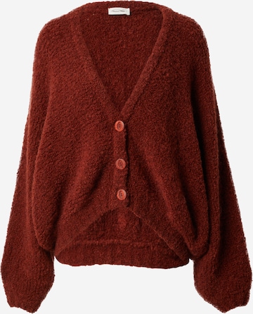 Cardigan 'ZOLLY' AMERICAN VINTAGE en marron : devant