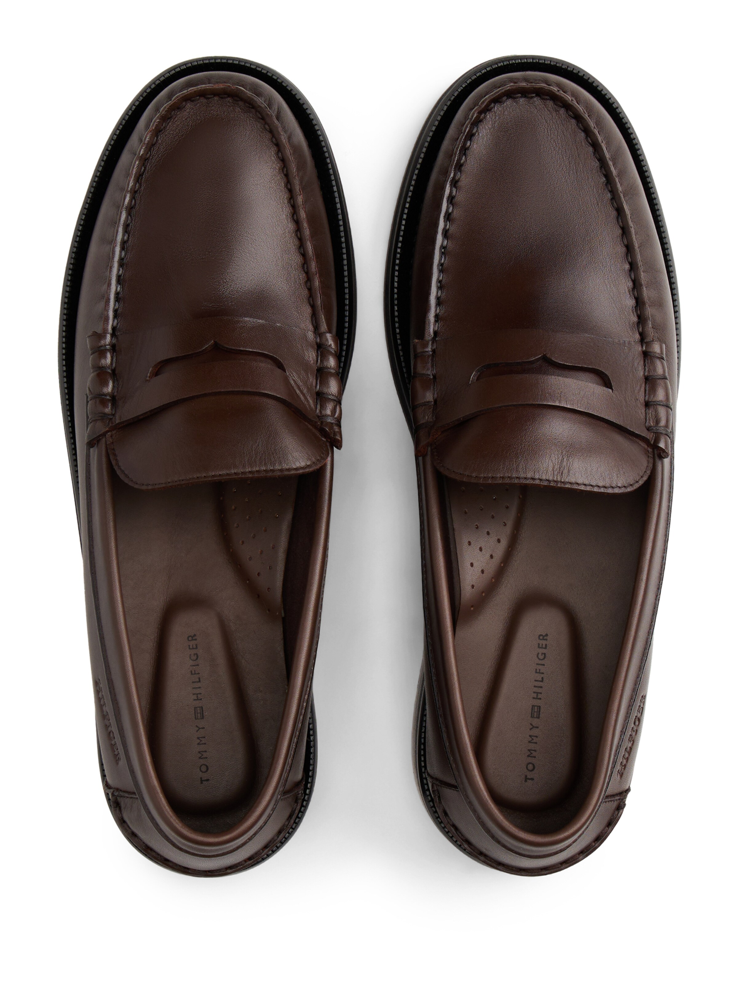 TOMMY HILFIGER Instappers in Bruin