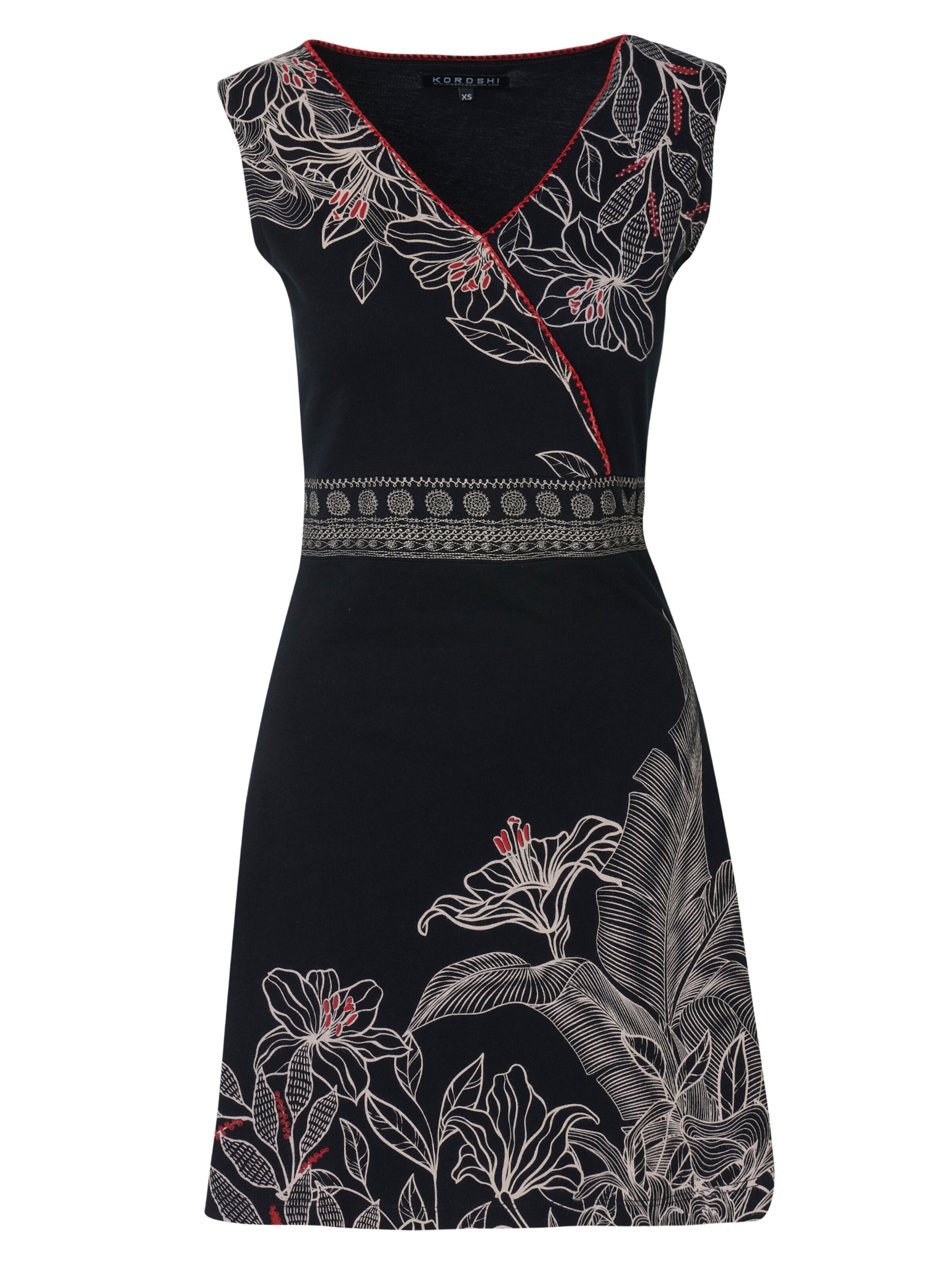 KOROSHI Kleit, värv must: eest vaates