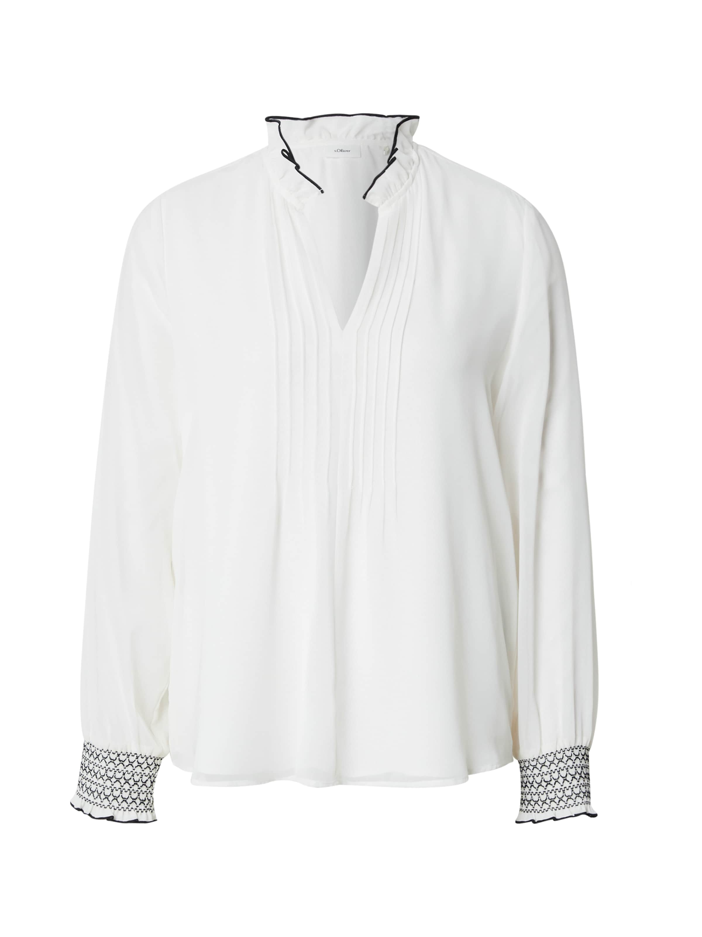 s.Oliver BLACK LABEL Blúzka - Biela: predná strana