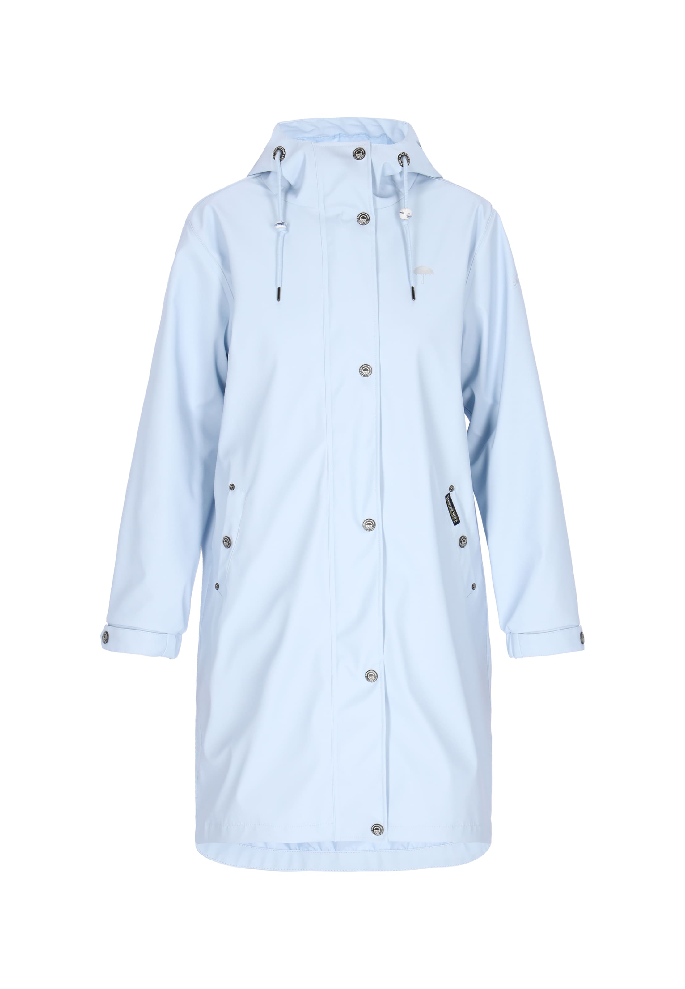 Schmuddelwedda - Abrigo funcional en azul: frente