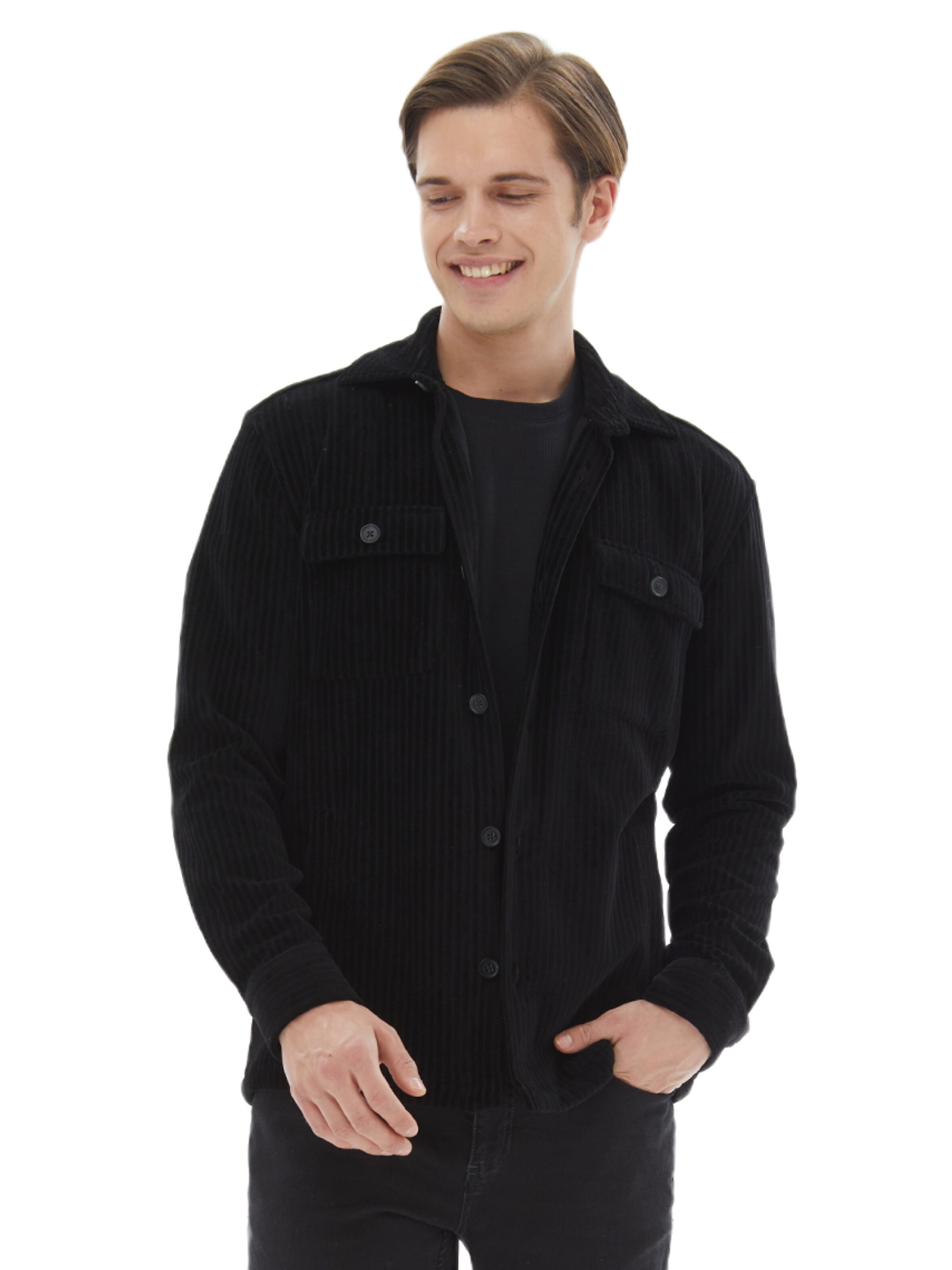 KİP Jacke in Schwarz: Vorderseite
