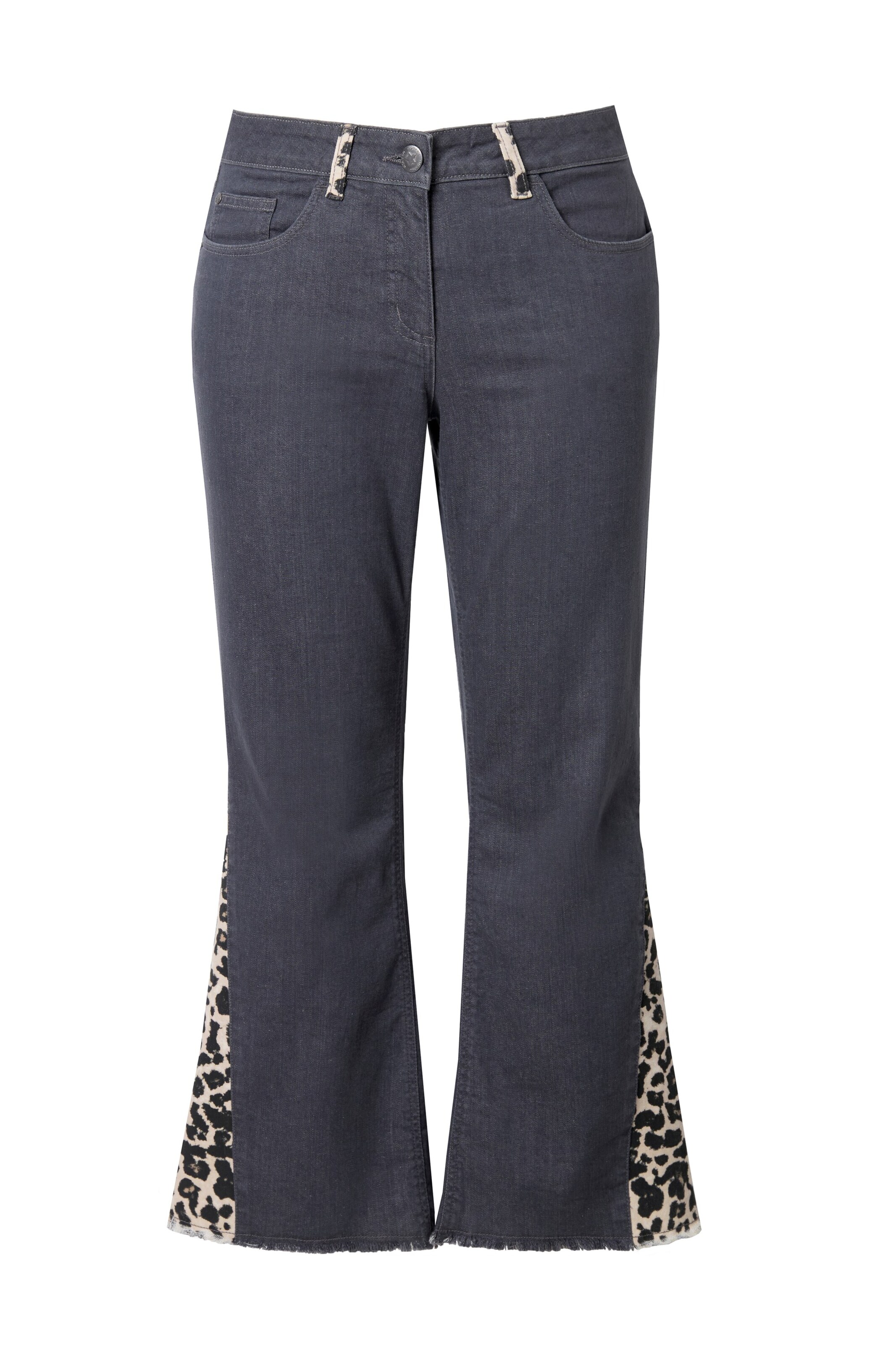 Angel of Style Flared Jeans in Grijs: voorkant