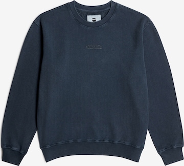 G-STAR Sweatshirt 'Relaxed' in Blue: front
