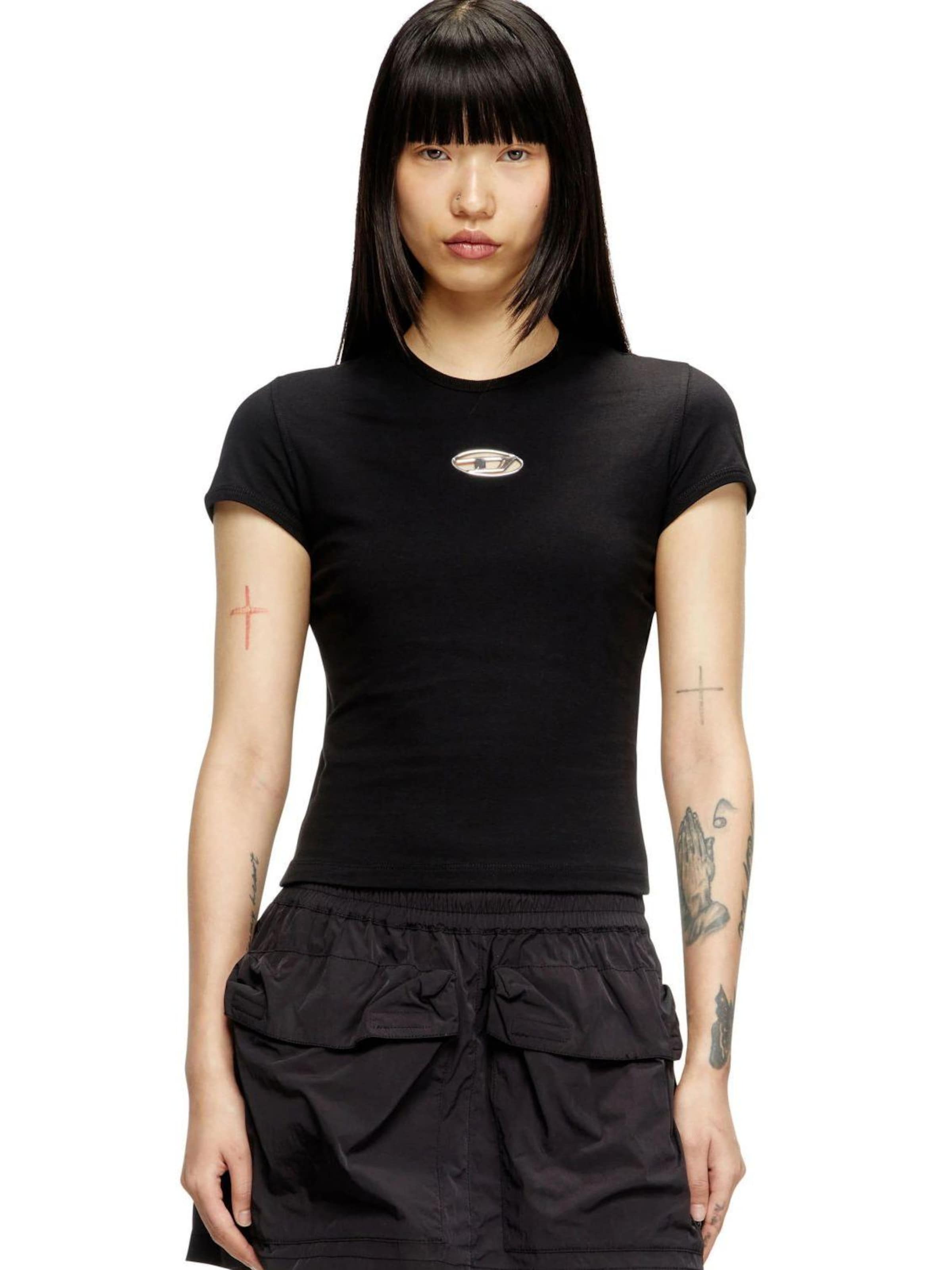 Pullover di DIESEL in nero: frontale