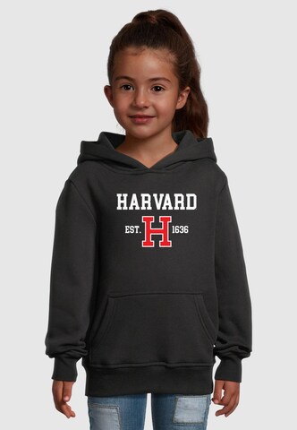 Merchcode Sweatshirt 'Harvard University - Est 1636' in Black: front