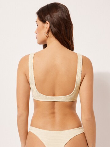 CALZEDONIA Bralette Bikini Top in Beige
