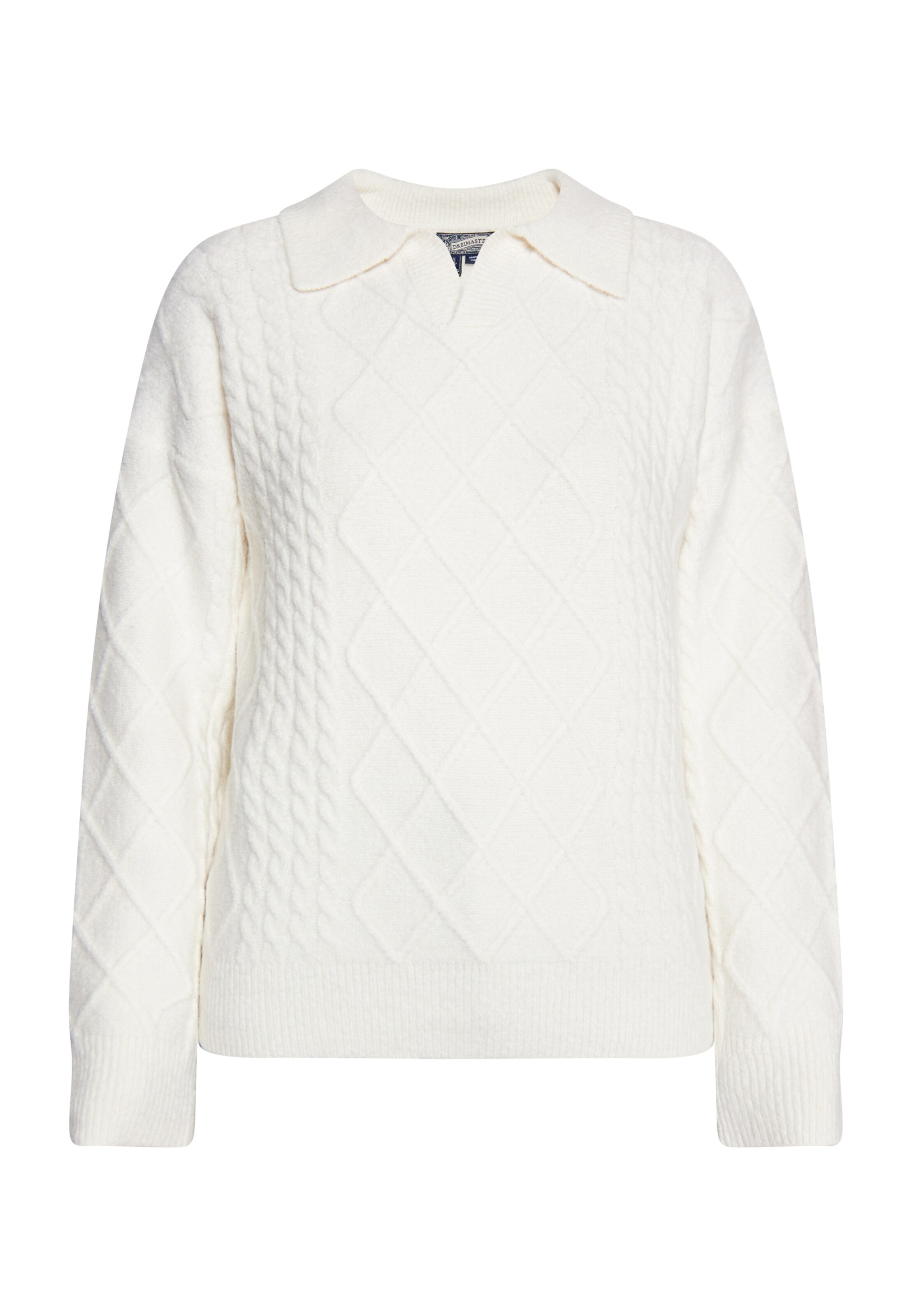 DreiMaster Vintage Свитер 'Incus' в Белый: спереди