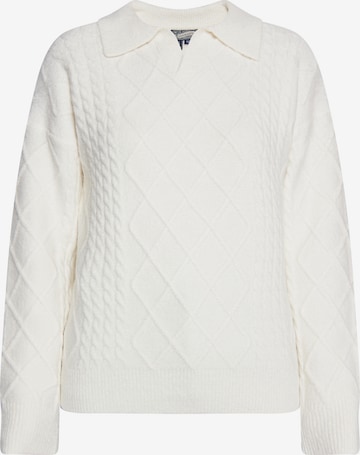 DreiMaster Vintage Sweater 'Incus' in White: front