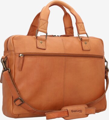 Greenland Nature Document Bag 'Nature' in Brown