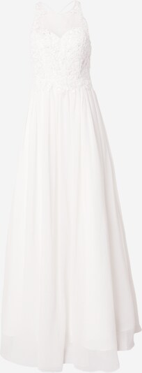 Rochie de seară Laona pe alb, Vizualizare produs