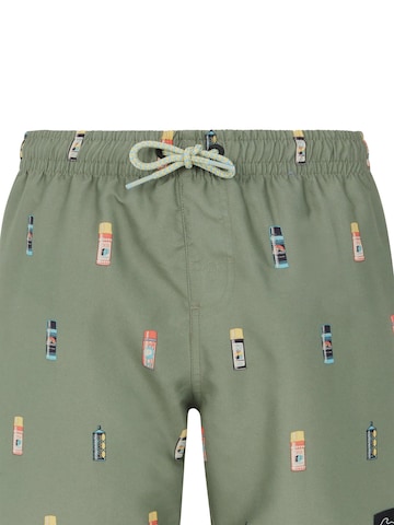 PROTEST Badeshorts 'PRTBITMAP JR'‌ in Grün