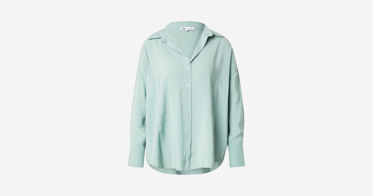 Camiseta Oversize ONLY Onlzazima L/S - Holgada, Cierre De Botones Y Espalda Larga Para Mujer
