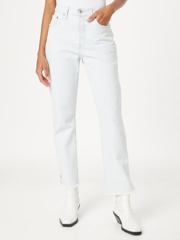 LEVI'S ® Regular Jeans '501 Crop' in Wit: voorkant
