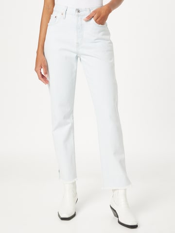 regular Jeans '501 Crop' di LEVI'S ® in bianco: frontale