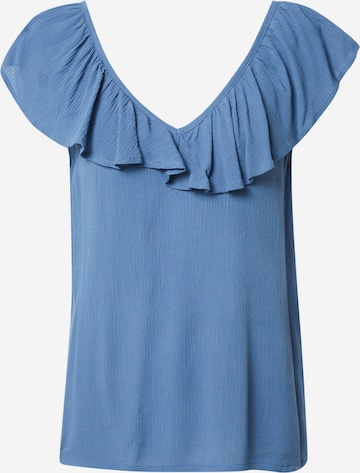 ICHI Blouse in Blauw: voorkant