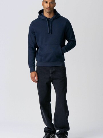 TEESHOPPEN Pulóver ' Essential Hoodie ' - kék