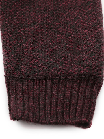 ALLTHEMEN Knit Cardigan in Red
