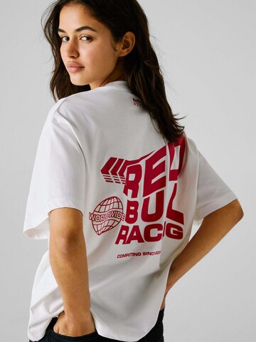 T-shirt Red Bull Racing x Pepe Jeans en blanc : devant
