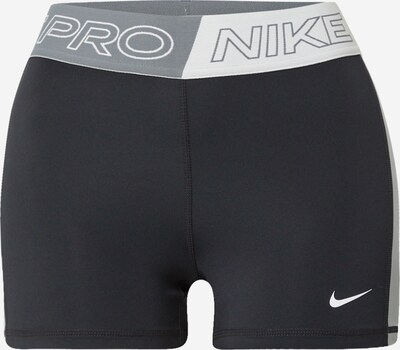 NIKE Športne hlače | siva / črna / bela barva, Prikaz izdelka