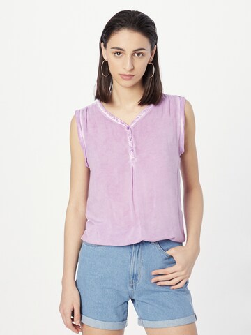 Soccx Blouse in Purple: front