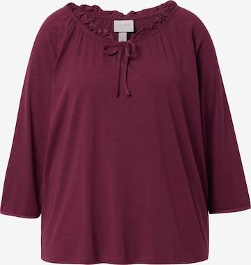 Ulla Popken Shirt in Rot: Vorderseite