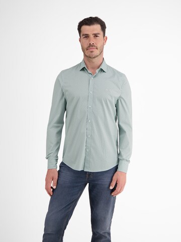 LERROS Regular fit Button Up Shirt in Blue: front