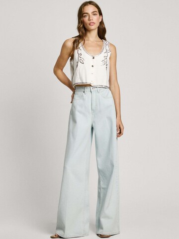 Wide Leg Jean Pepe Jeans en bleu