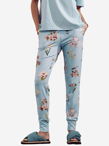 ESSENZA Pajama Pants 'Jules' in Blue: front