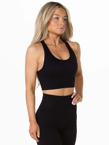 Bustino Reggiseno sportivo 'Signature' di Divina in nero