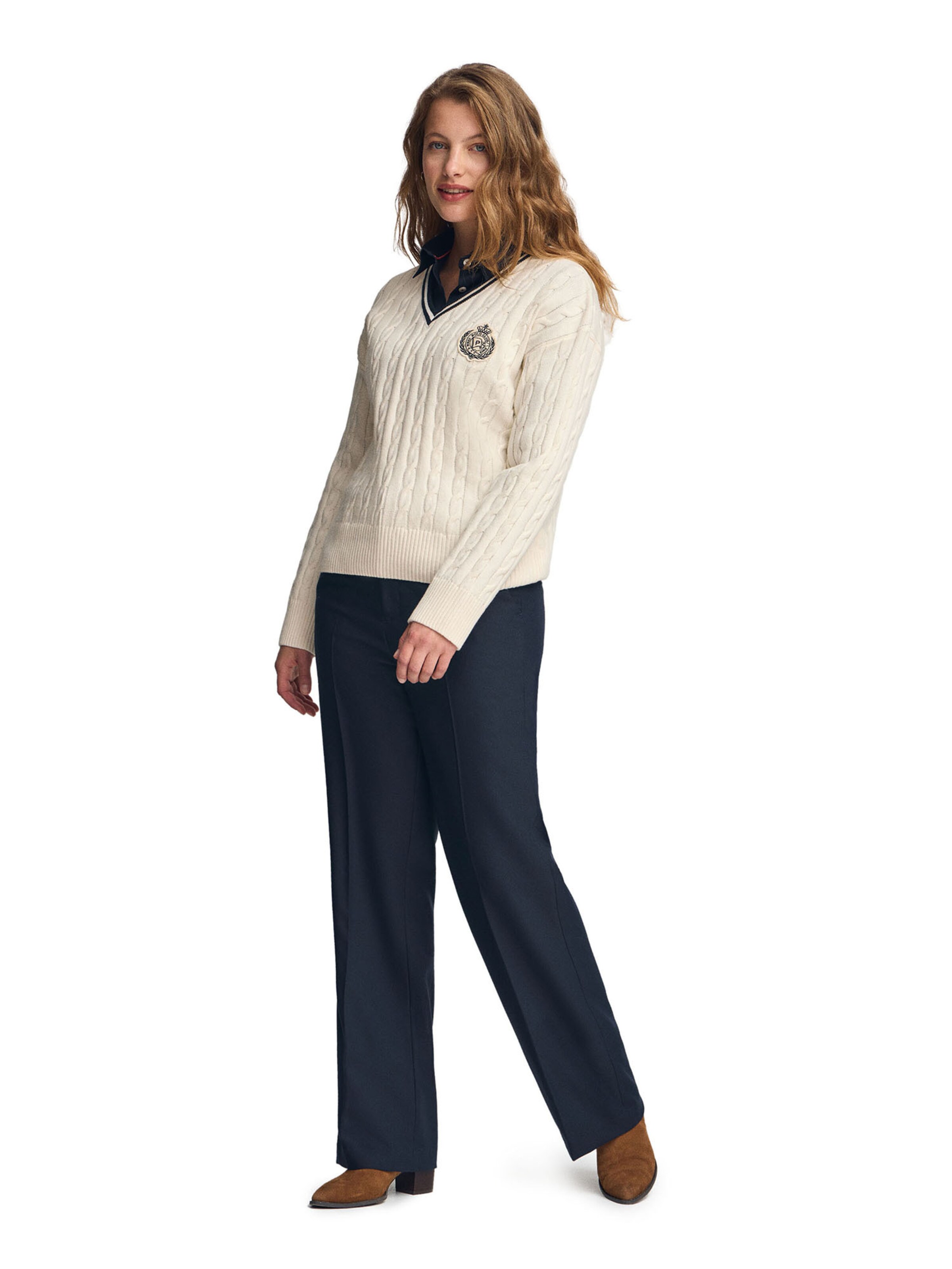 Polo Club Pullover in Beige