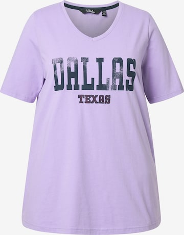 Ulla Popken Shirt in Lila: Vorderseite