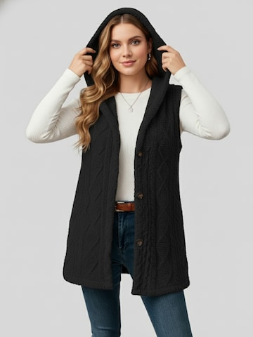 LapaPlus Bodywarmer in Zwart: voorkant