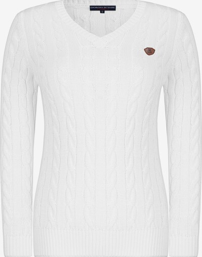 Giorgio di Mare Pullover i ecru / brun, Produktvisning