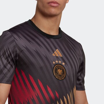 Tricou funcțional 'Germany Pre-Match' de la ADIDAS PERFORMANCE pe negru