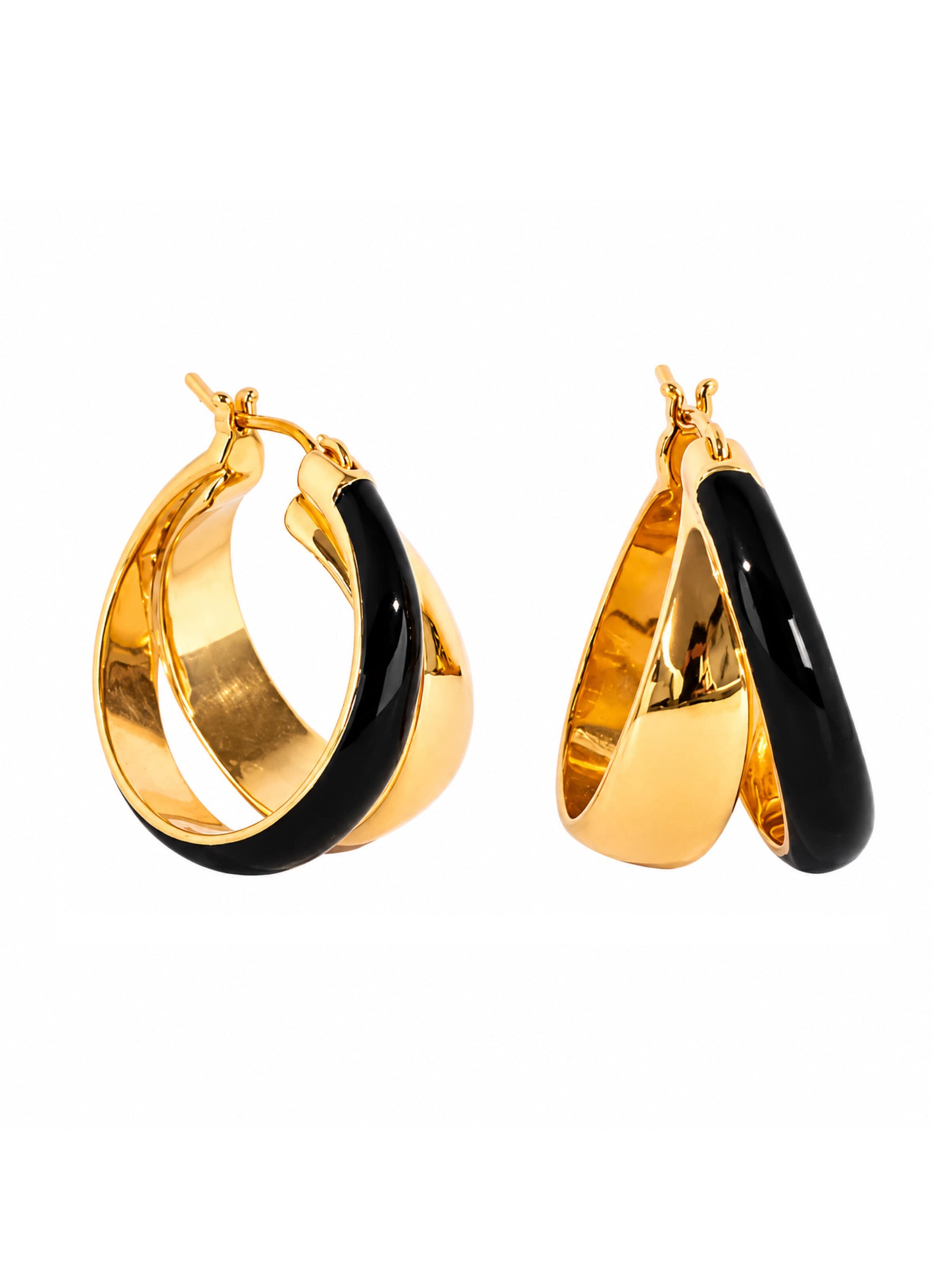Boucles d'oreilles 'Delfina' RteRme en or