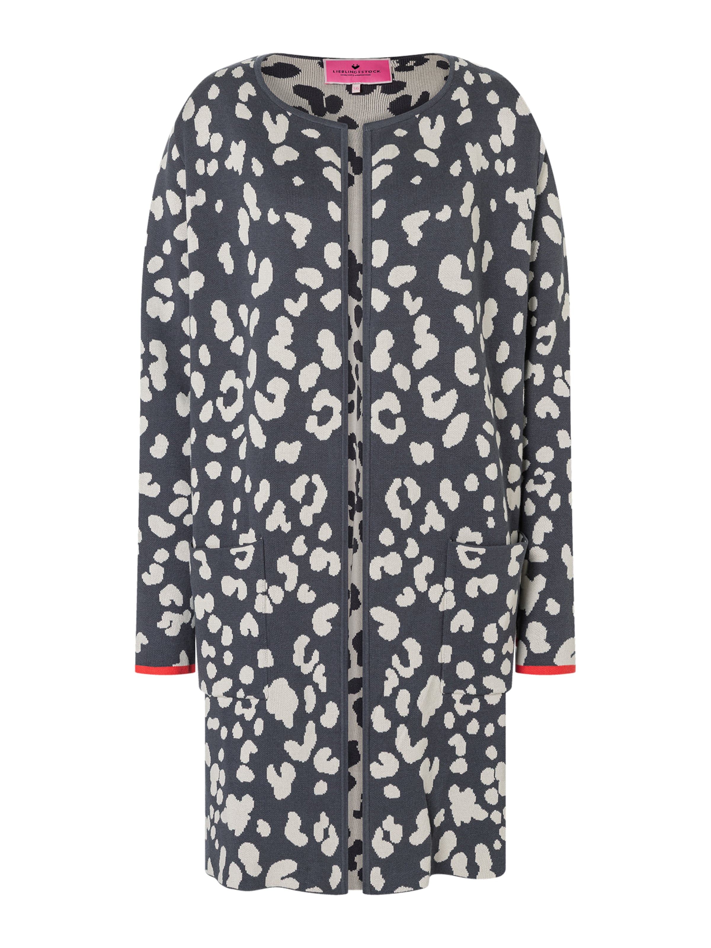 LIEBLINGSSTÜCK Strickjacke 'Dorle' in Grau: Vorderseite