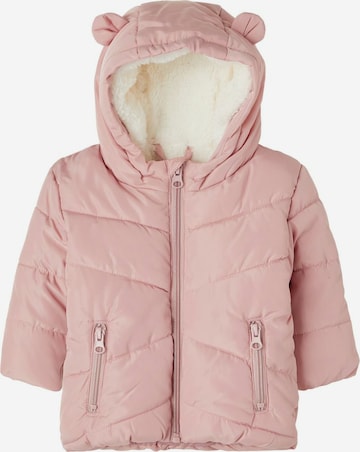 NAME IT Winterjas 'Make' in Roze: voorkant