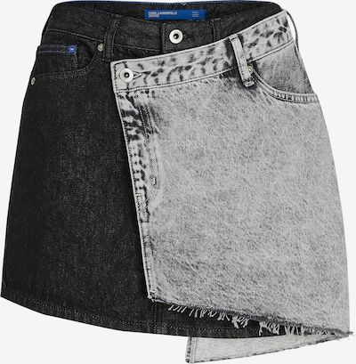 KARL LAGERFELD JEANS Sukně - šedá džínová / černá, Produkt