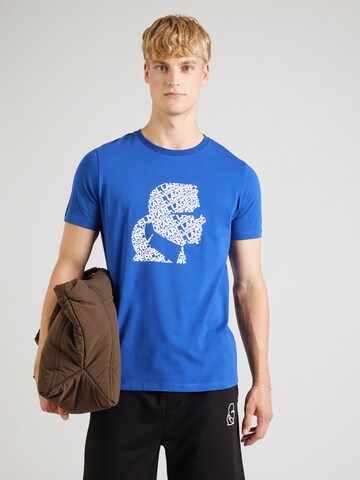 Karl Lagerfeld T-Shirt in Blau: Vorderseite