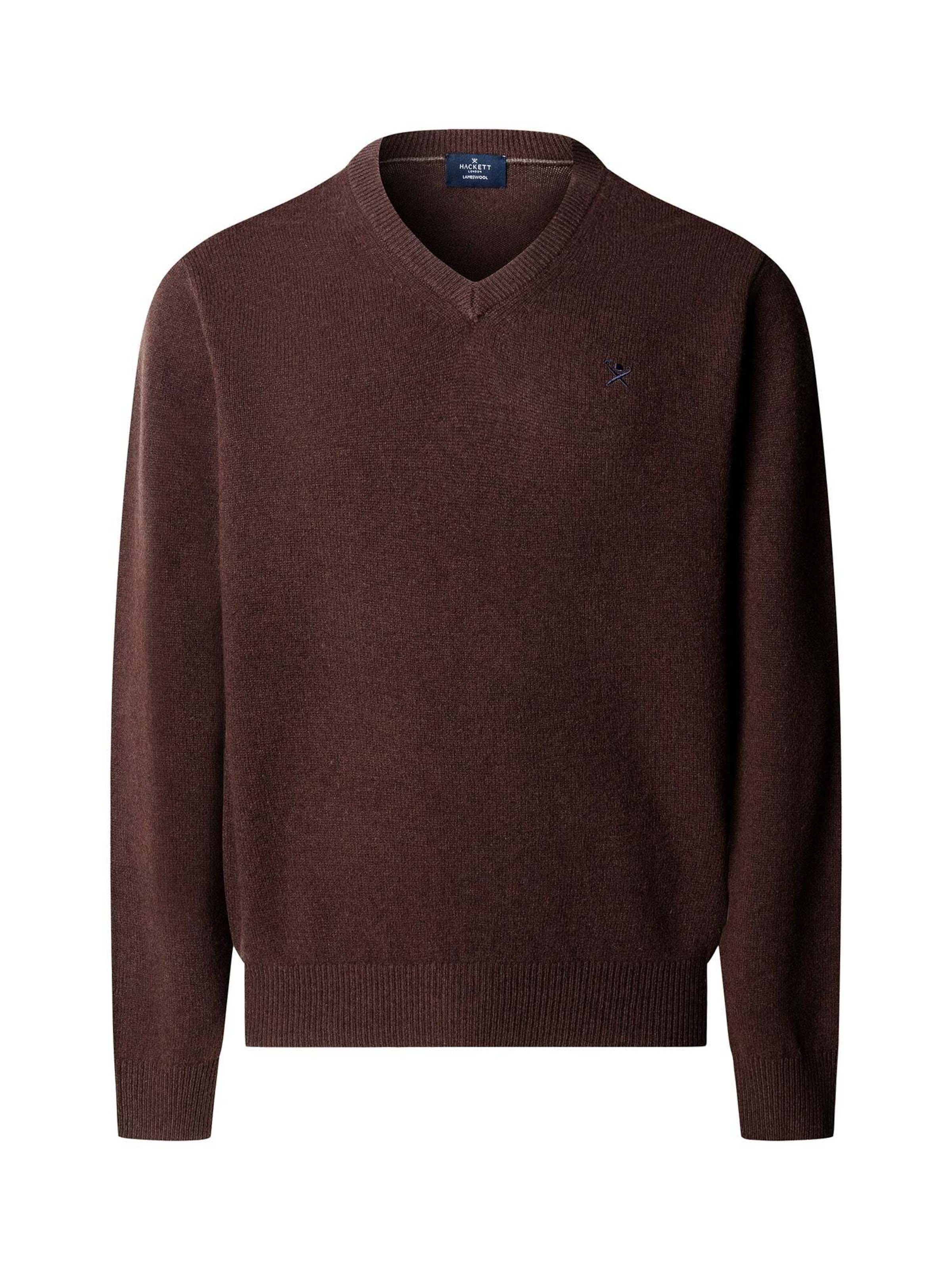 Pullover di Hackett London in marrone: frontale