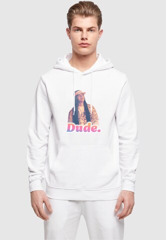 ABSOLUTE CULT Sweatshirt 'Stranger Things - Argyle Dude' in Weiß: Vorderseite