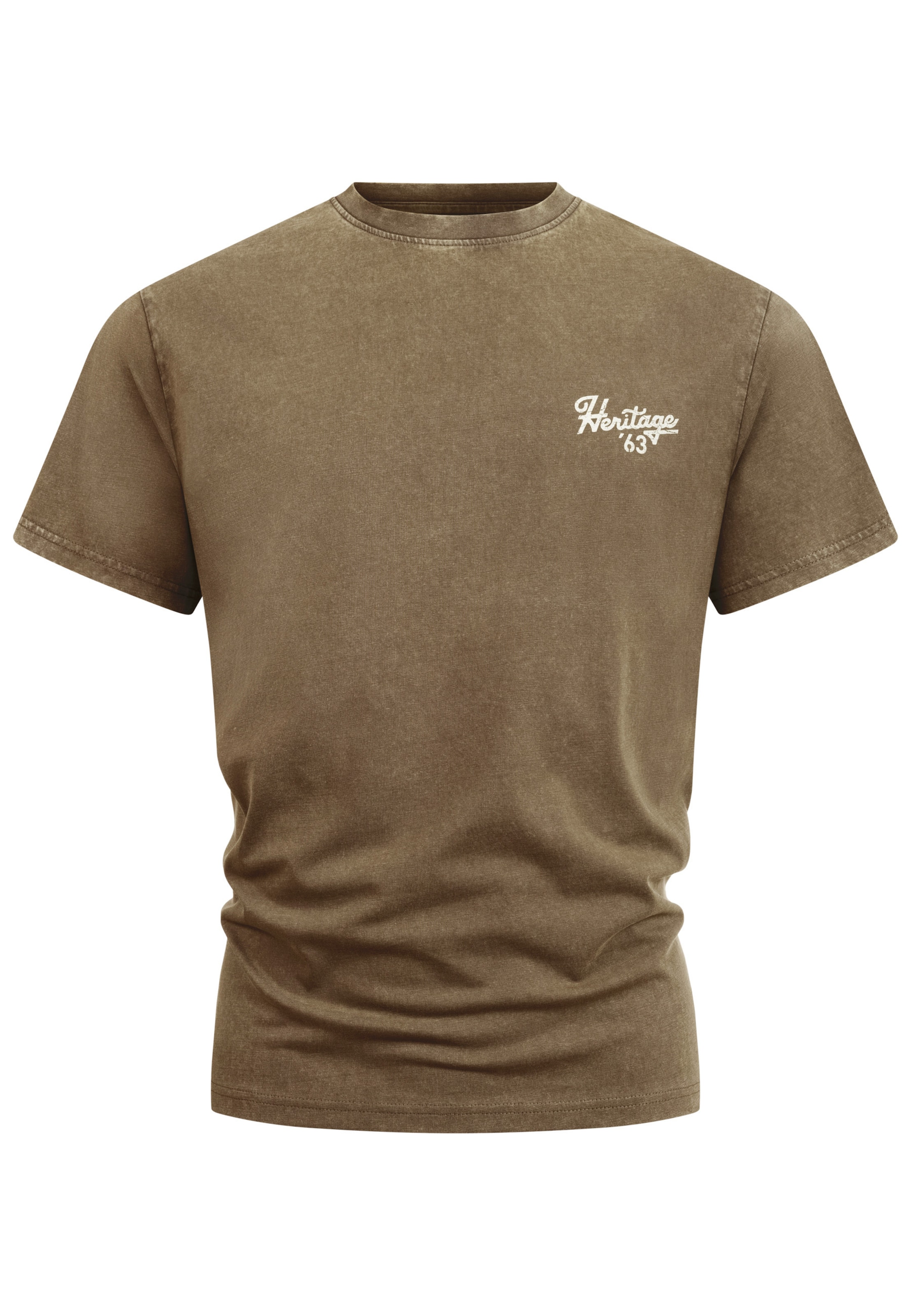 INDICODE JEANS Shirt 'INHeritage' in Beige: front