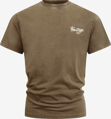 INDICODE JEANS Shirt 'INHeritage' in Beige: voorkant