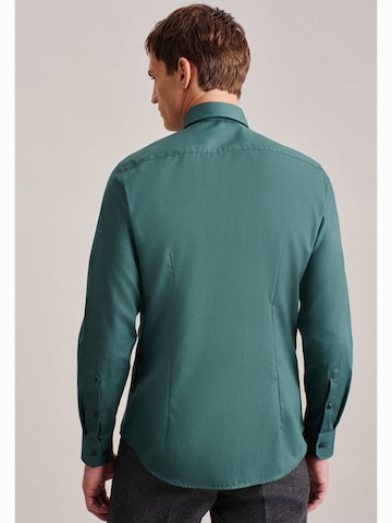 SEIDENSTICKER Slim fit Business Shirt in Green